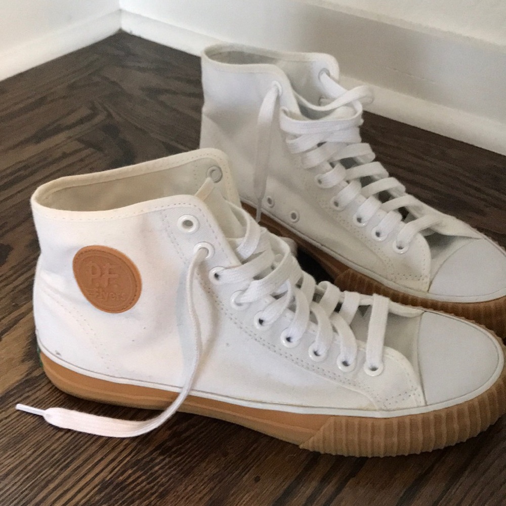 White PF flyers